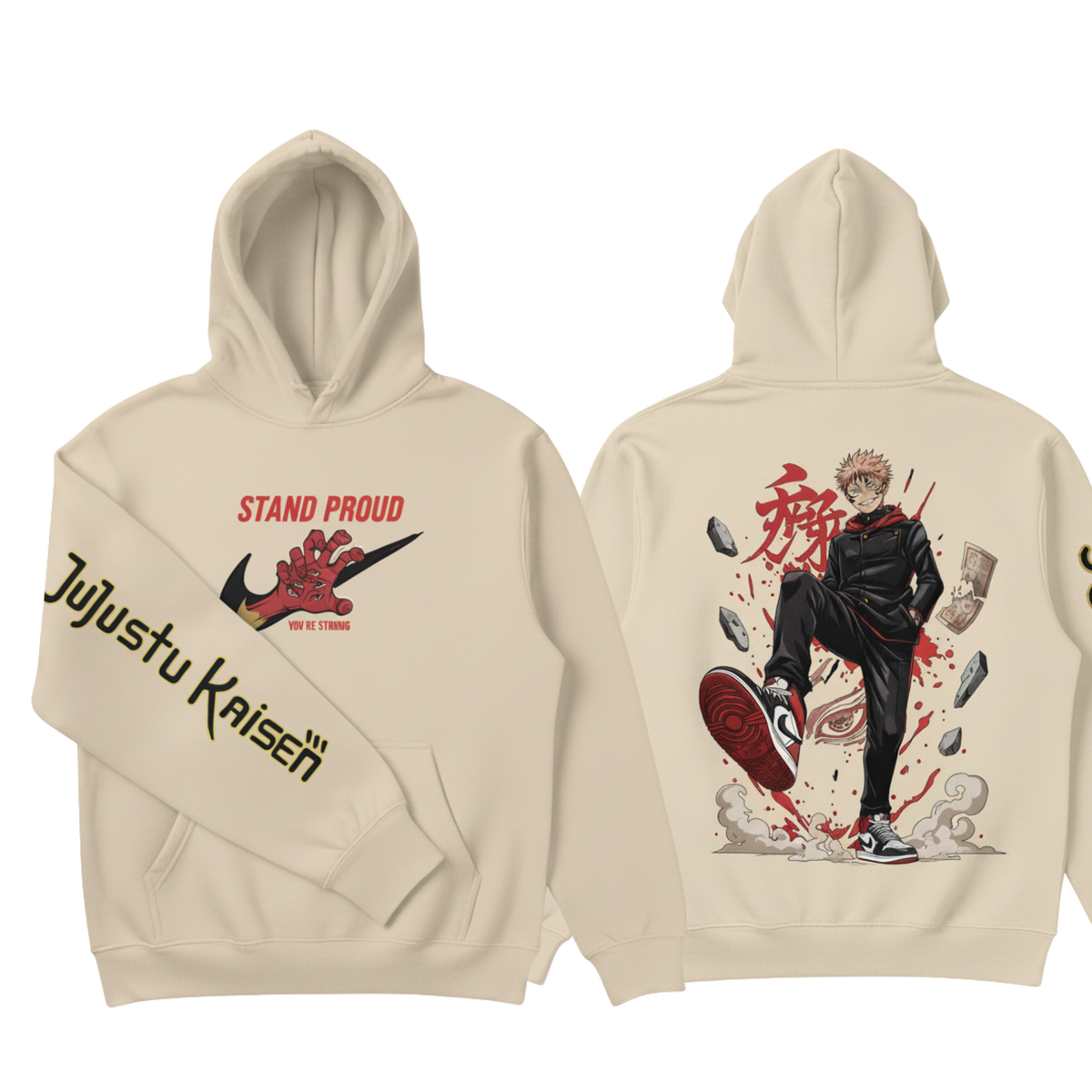 Sukuna x Nike “Cursed Kicks” Hoodie