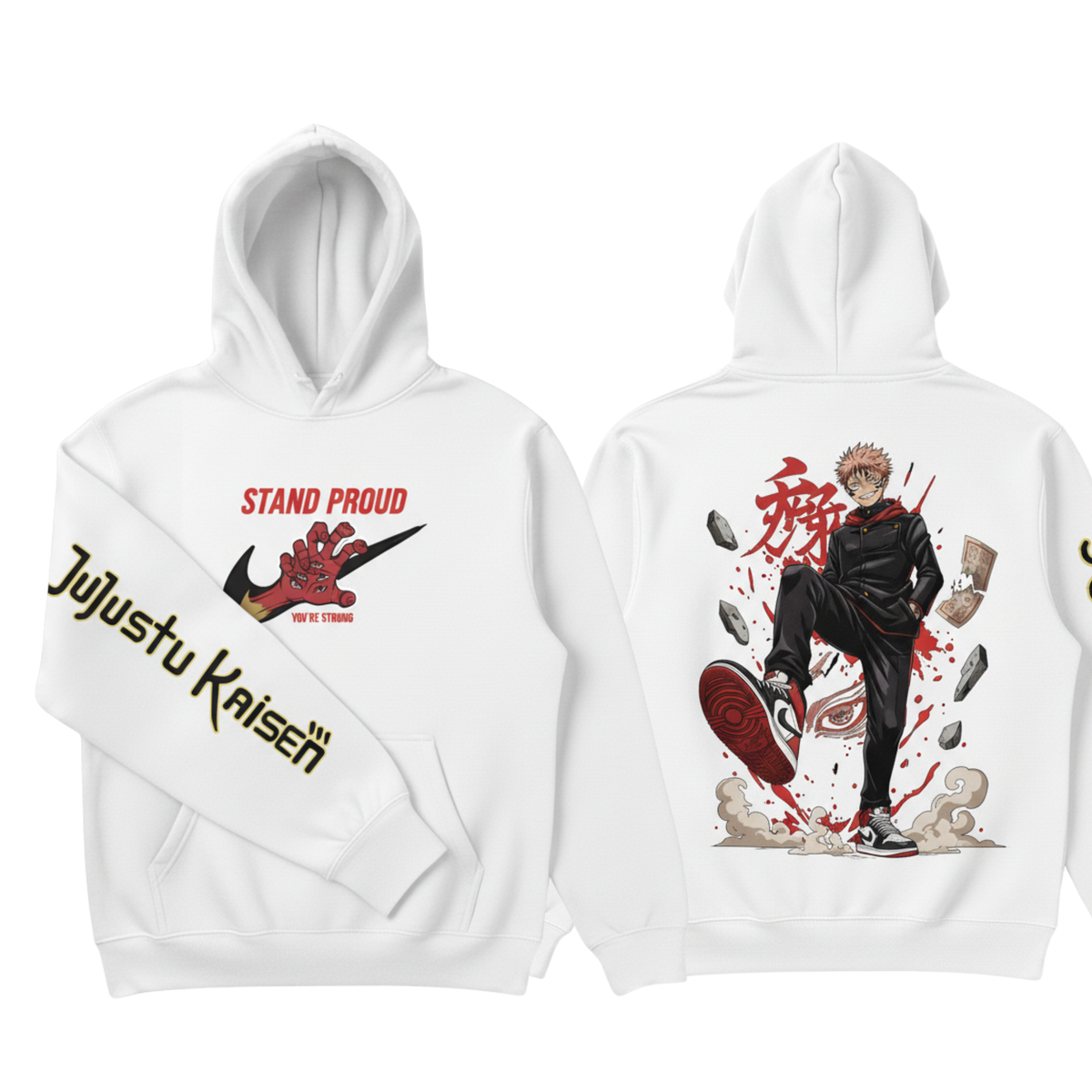 Sukuna x Nike “Cursed Kicks” Hoodie