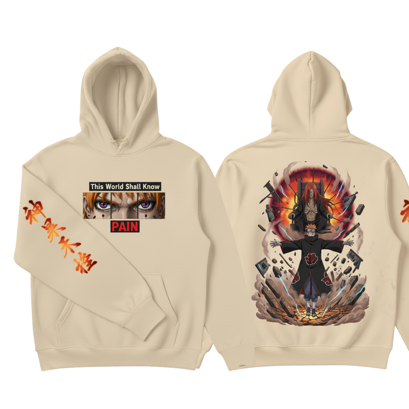 PAIN Hoodie | “This World shall know Pain” | Naruto Hoodie